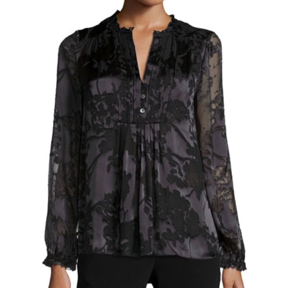 Diane v. Furstenberg Annalise Floral Top